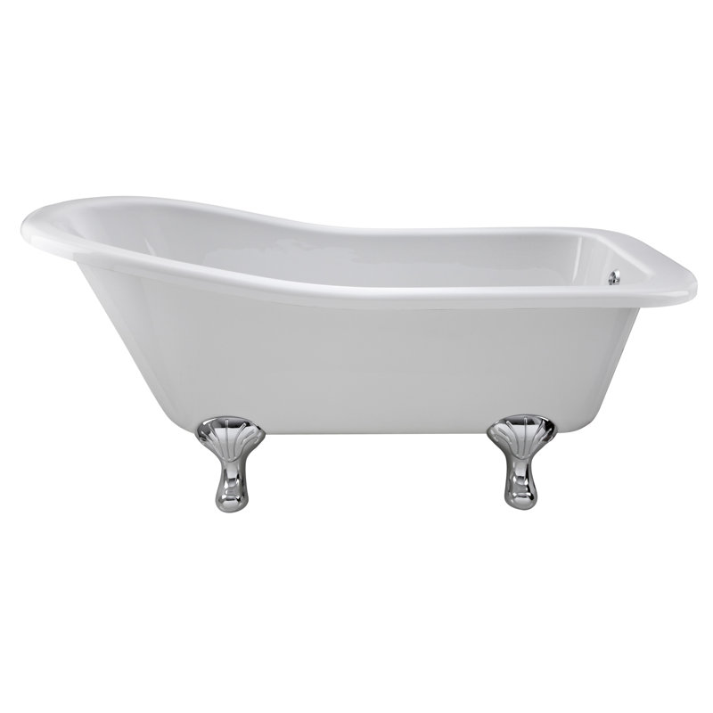 Brockley 1700mm x 730mm Soaking Acrylic Bathtub
