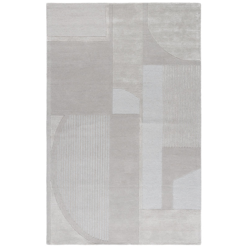 Tapis gris Fifth Avenue 251, Rectangle 8 pi x 10 pi