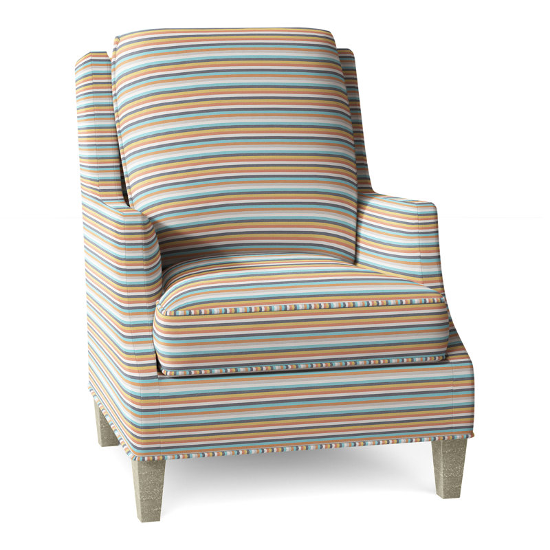 Fauteuil l 31,5 po Savannah, Amande chamois, Perigold entourant le lever du soleil