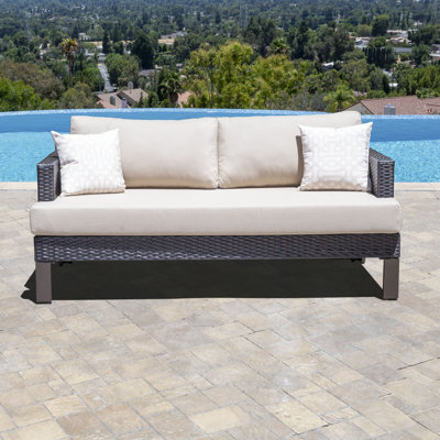 Angelline 72 " W Patio Sofa with Cushions