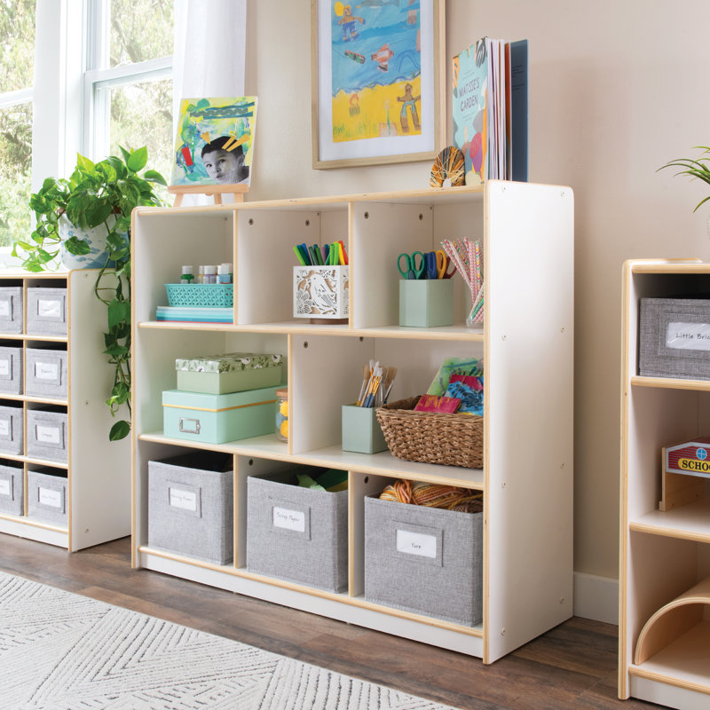 Rangement à 3 tablettes EdQ Essentials, Blanc