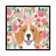 « beagle floral », reproduction sur toile tendue Pet Friendly-72437208-72437212-72437214