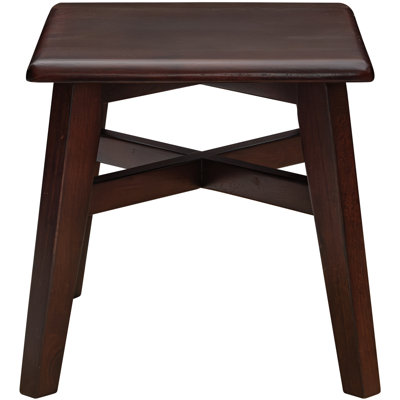12.25'' Tall 1 - Step Solid Wood Step Stool