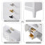Ensemble de meuble-lavabo autoportant 60 po avec plateau en marbre Caldwell-107663194-107663201-107663203
