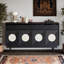 Buffet moderne en bois noir de luxe