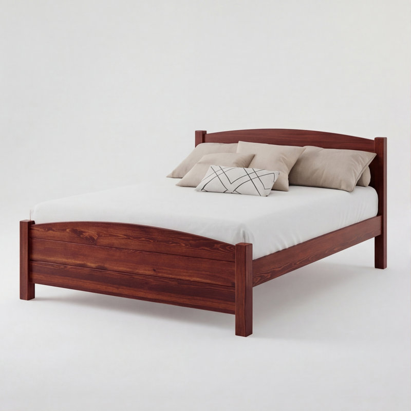 Cadre de lit Anakin, 85" x 85", Bois rouge
