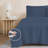 Sustainable 100% Organic Cotton Breathable & Lightweight Deep Pocket Sheet Set-1037661791-1037661787