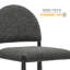 Hayley Upholstered Fabric Counter Stool In Black Leaf-109758074-109758075