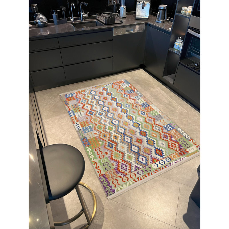 Tapis intérieur / extérieur Izzabella, Rectangle 3 pi 11 po x 5 pi 11 po