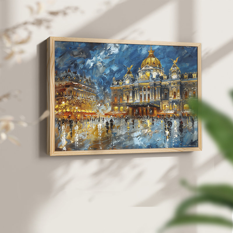 Landscape Series-CXXVI -Framed Print - Restickable, 22" H x 28" W, Natural