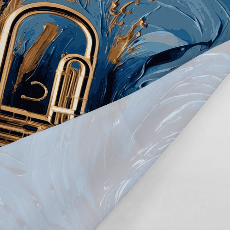 Tapisserie murale «Music Trumpet», 88 po x 104 po