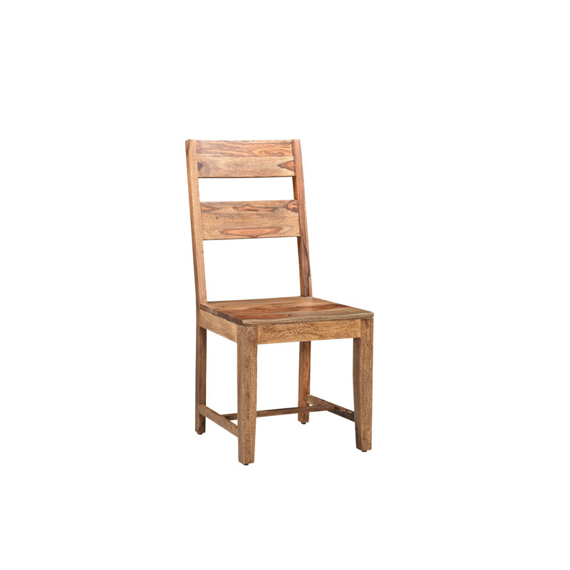 Chaliyah Live Edge Solid Wood Dining Set, Natural
