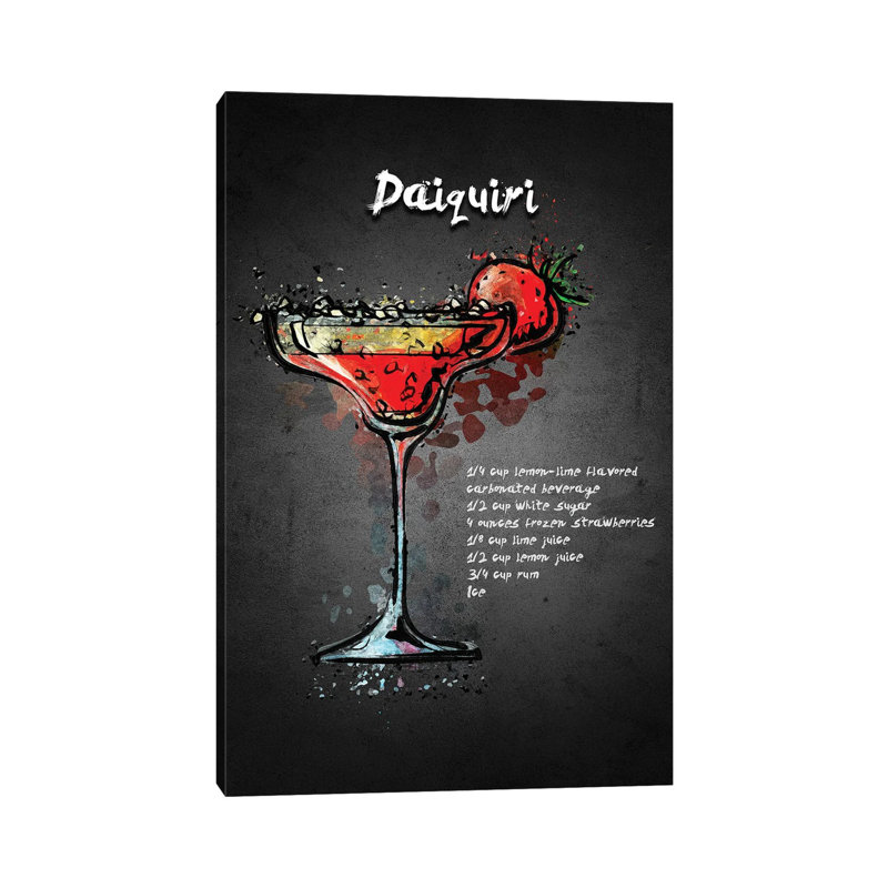 Daiquiri I by Gab Fernando - Wrapped Canvas Gallery-Wrapped Canvas Giclée, 20.32 cm H x 30.48 cm W