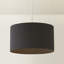27.5cm H Cotton Drum Pendant Shade ( Screw On )-739123393-763534838