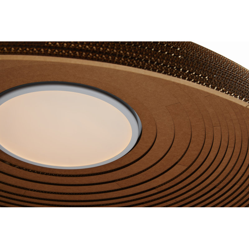 Luminaire suspendu Scraplights Float 36 Naturel, Naturel, H 9 po x l 34 po x P 34 po