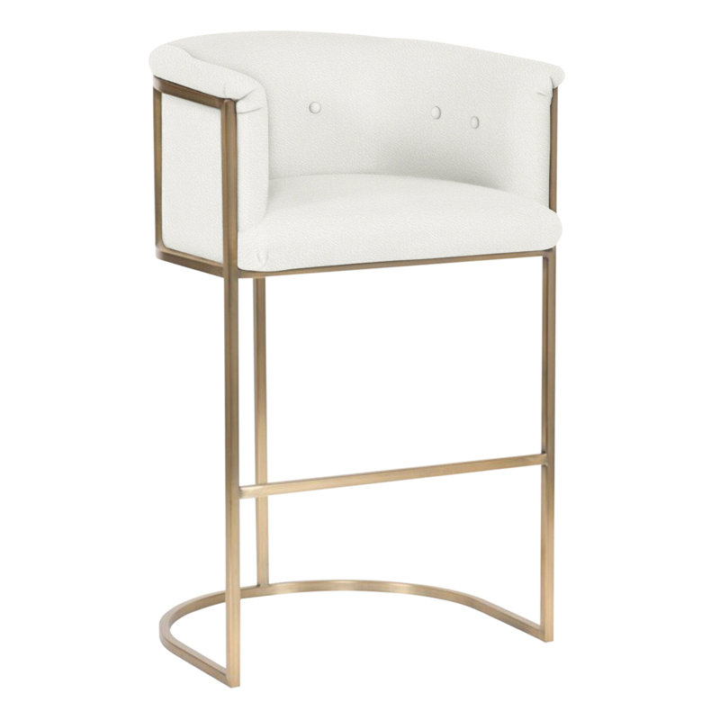 Tabouret de bar 31 po Skye, Peau de mouton Kempsey