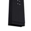 Garde-manger noir avec 4 portes et 5 tablettes pour un rangement pratique et élégant dans la cuisine-90373289