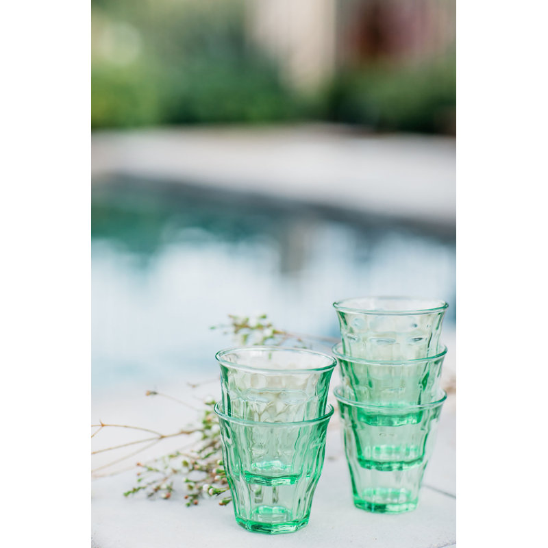Bistro 8 oz. Glass Every Day Glasses, Green