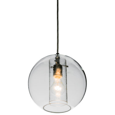 1 - Light Brushed Nickel Single Pendant