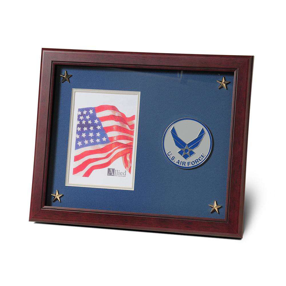 Yolanda Brown Wood Beveled Picture Frame with Mat Red Barrel Studio®
