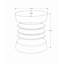 Table d'appoint moderne et ronde-763232904