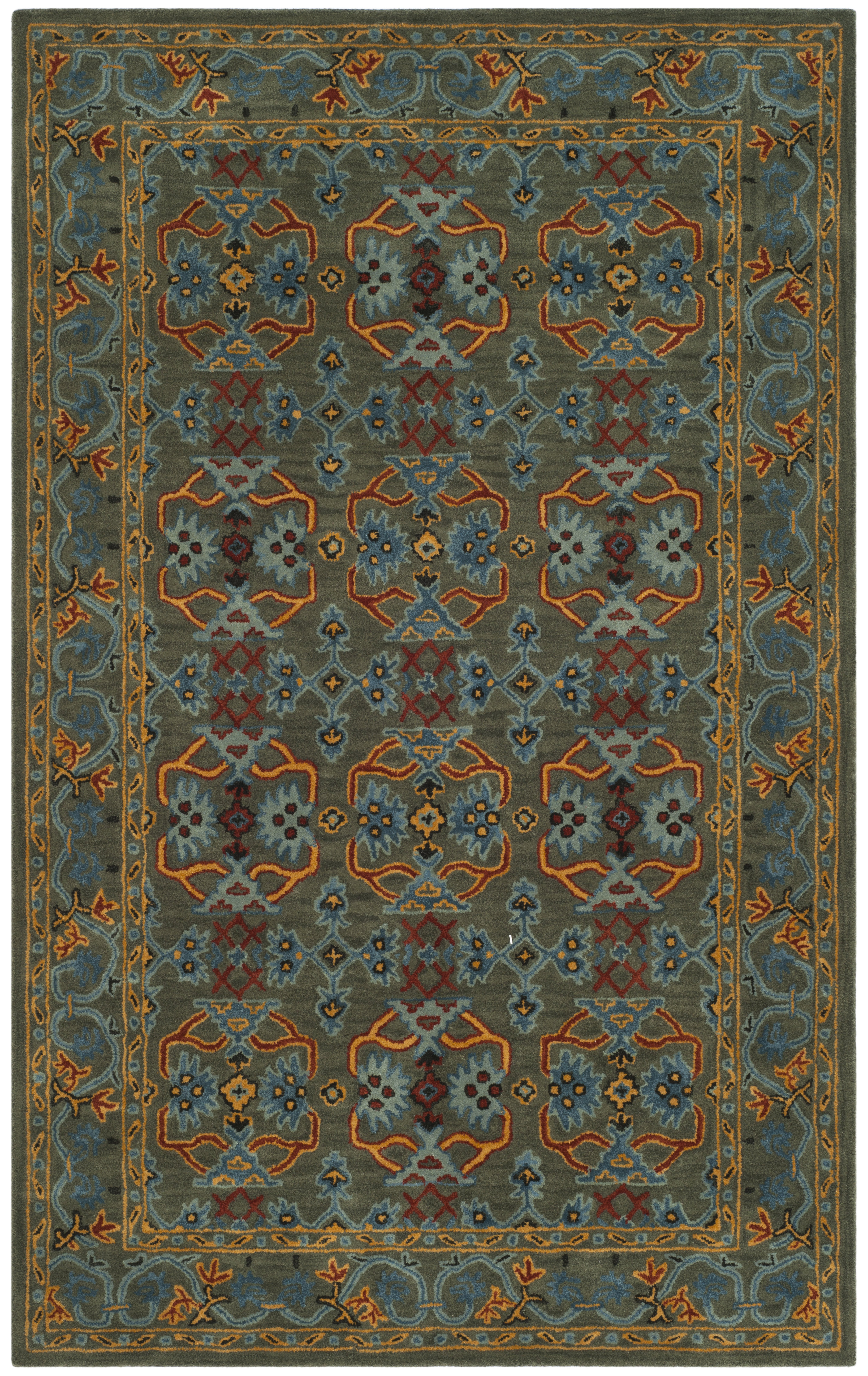 Bungalow Rose Wahcheechee HandTufted Wool Green Area Rug & Reviews