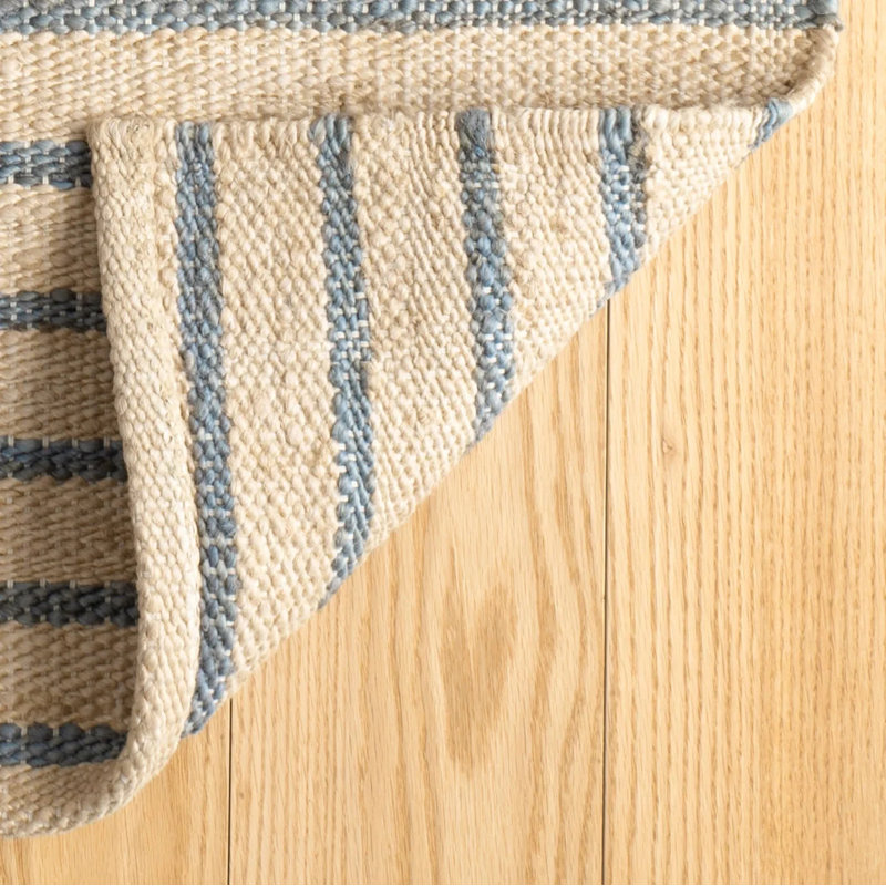 Moana Stripe Handwoven Jute Rug, Runner 2'6" x 8'