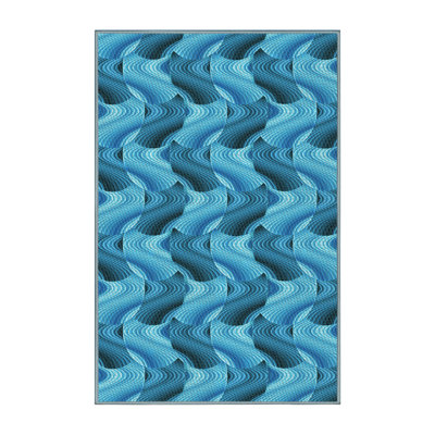 Tapis bleu ciel/bleu eseli
