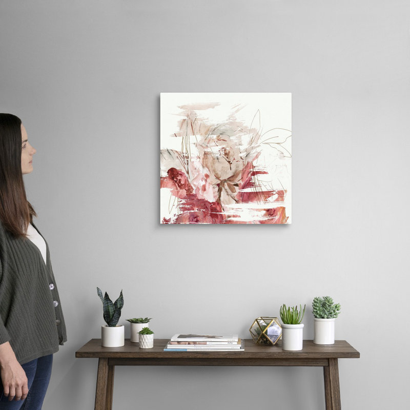 « Crimson Lust II » par PI studio-reproduction d’art sur toile, Toile tendue, H 20 po x l 20 po x P 1,25 po