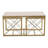 2 Pieces Metal Frame Rectangle Elite Coffee Table Set