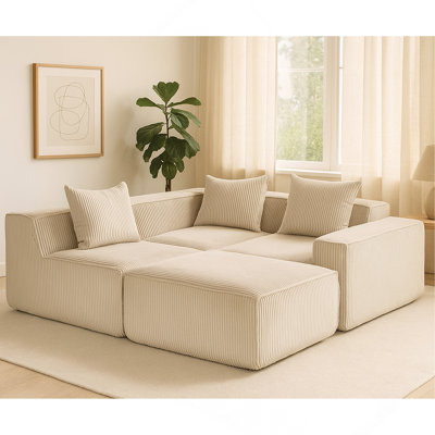 Canapé modulaire multi-personnes pouvant être combiné librement-33005-4
