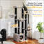 Grand arbre à chat de 67 pouces, avec 13 poteaux à griffer épais, condo pour chat à plusieurs niveaux, grand perchoir et hamacs pour grands chats d'intérieur-1207952639
