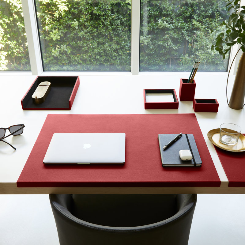 Sergent Leather Paper Organiser, Ferrari Red