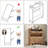 Farmhouse Slim Shoe Cabinet for Entryway, 2 Flip-Down Drawers with Hooks, Wood Grain Narrow Storage for Hallways, Small Spaces, and Apartments-1605296370