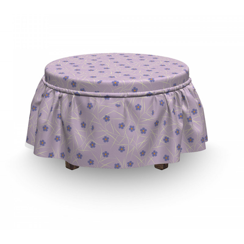 Housse pour repose-pieds brindilles spring flows spring
