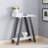 Contemporary Two Toned Console Table with Two Shelves