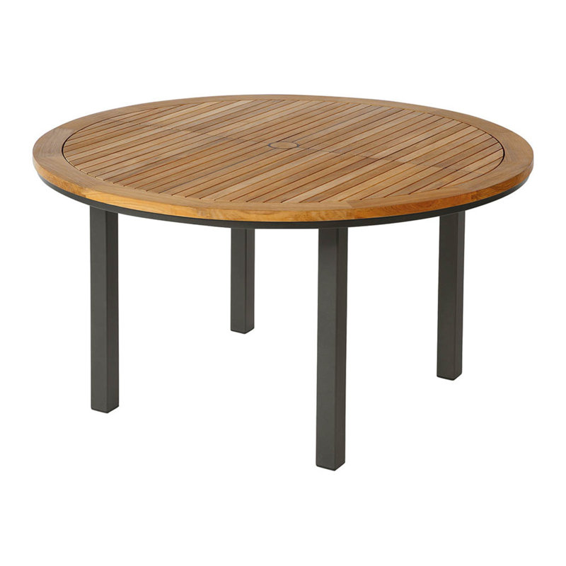 Aura Round Dining Table, Graphite