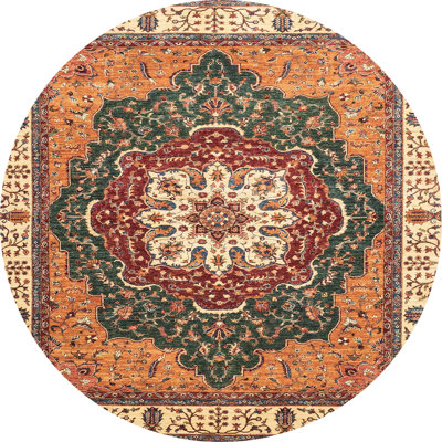 Tapis décoratif multicolore à motif abstrait