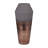 Glass Vase with Modern Glam Textured Design, Sculptural Accent, Sleek Contemporary Style, Geometric Detailing, Decorative Display Piece for Shelving or Tabletop Decor in Transitional Interiors-89110028