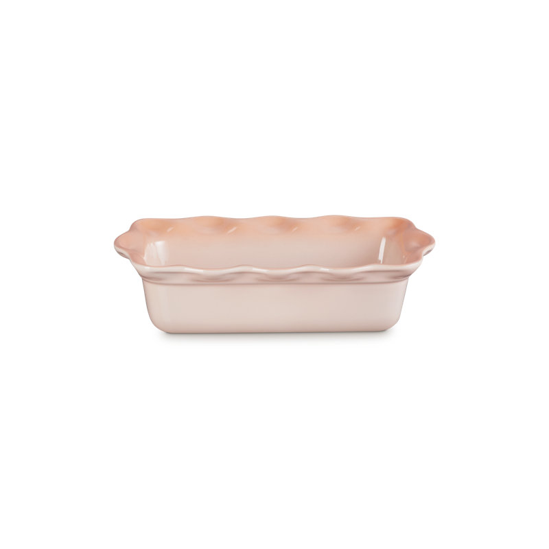 Le Creuset Stoneware Heritage Fluted Loaf Pan, 9 In., Artichaut, Peche