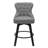 Arelly Swivel Upholstered Counter Stool with Solid Wood Frame-1546952526
