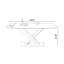 Picture colour Rectangular Glass-ceramics Dining Table-1119265547