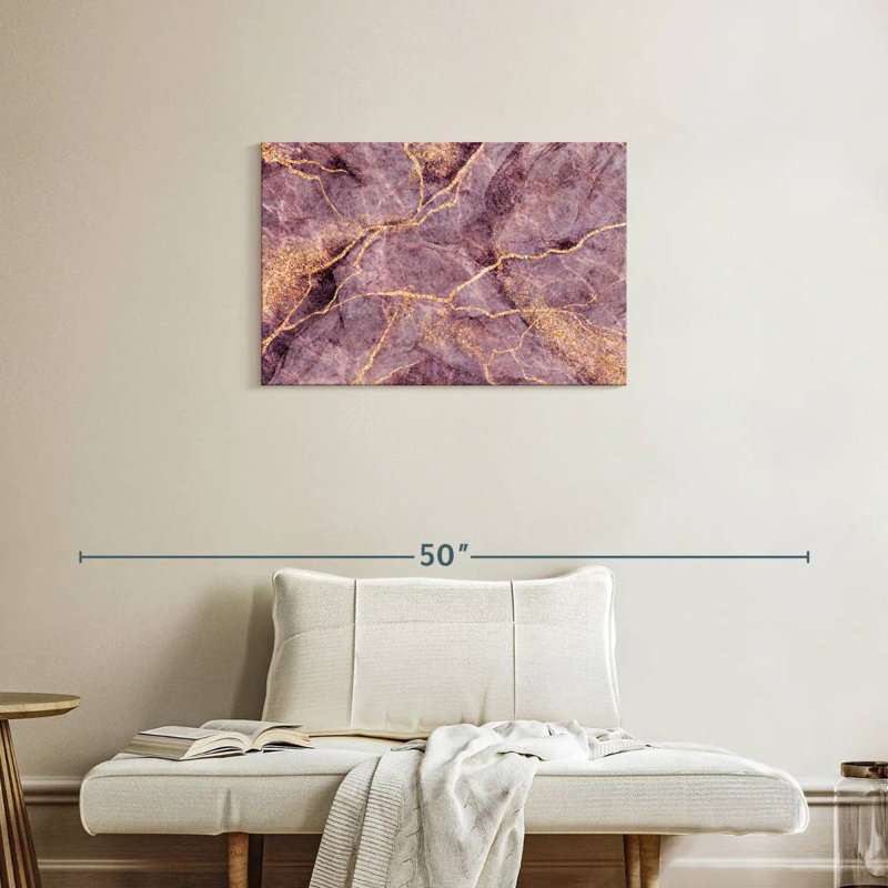 Avery Lilac Marble Abstract