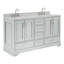 Ensemble de meuble-lavabo double avec dessus Abita 61-93359415