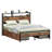 Storage Platform Bed with 4 Drawers and Charging Station-1879327937