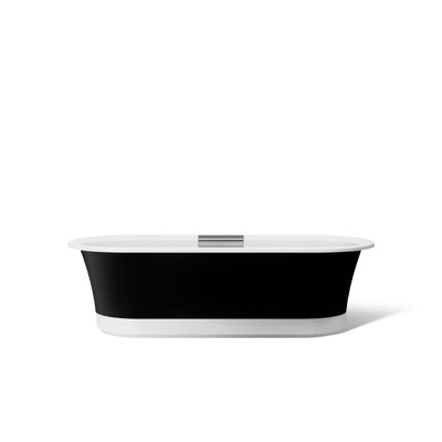 Volute 70-7/8 In. X 30-3/8 In. Freestanding Bath With Base