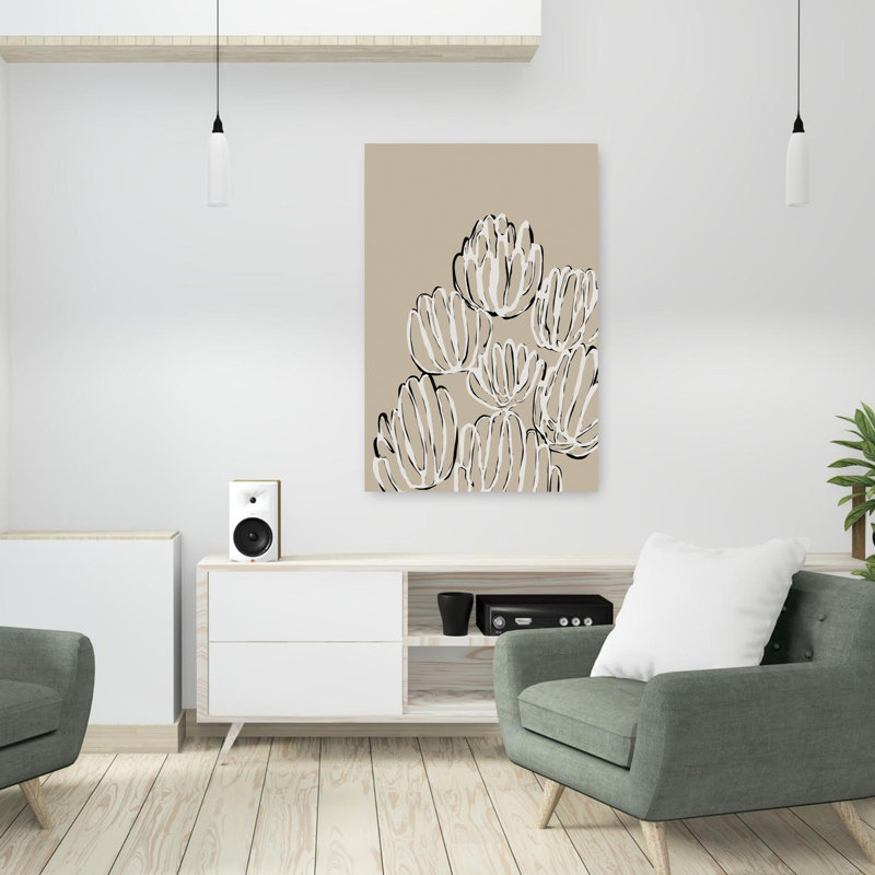 Contemporary Art Abstract Contemporary Wall Art by Treechild - Wrapped Canvas Print, 91.44 cm H x 60.96 cm W
