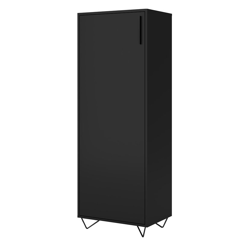 Saro 1 -Door 3 -Shelf, Black