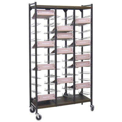 Big Beam 75.5'' H x 41'' W File Cart with Wheels