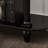 Black Solid Wood Console Table-1230054507